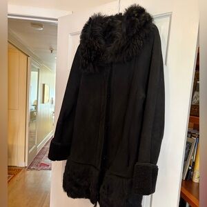 JCrew Collection sheepskin coat